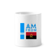 thumbnail image 1 of Soy de Angola Cepillo de dientes titular de la pluma Mug de ceramica blanca taza 350ml, 1 of 2
