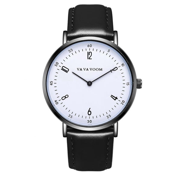 ATTOE VAVA VOOM Men Male Gentlemen Fashionable Quartz Movement Watches Wristwatch (4002-BH)-081401