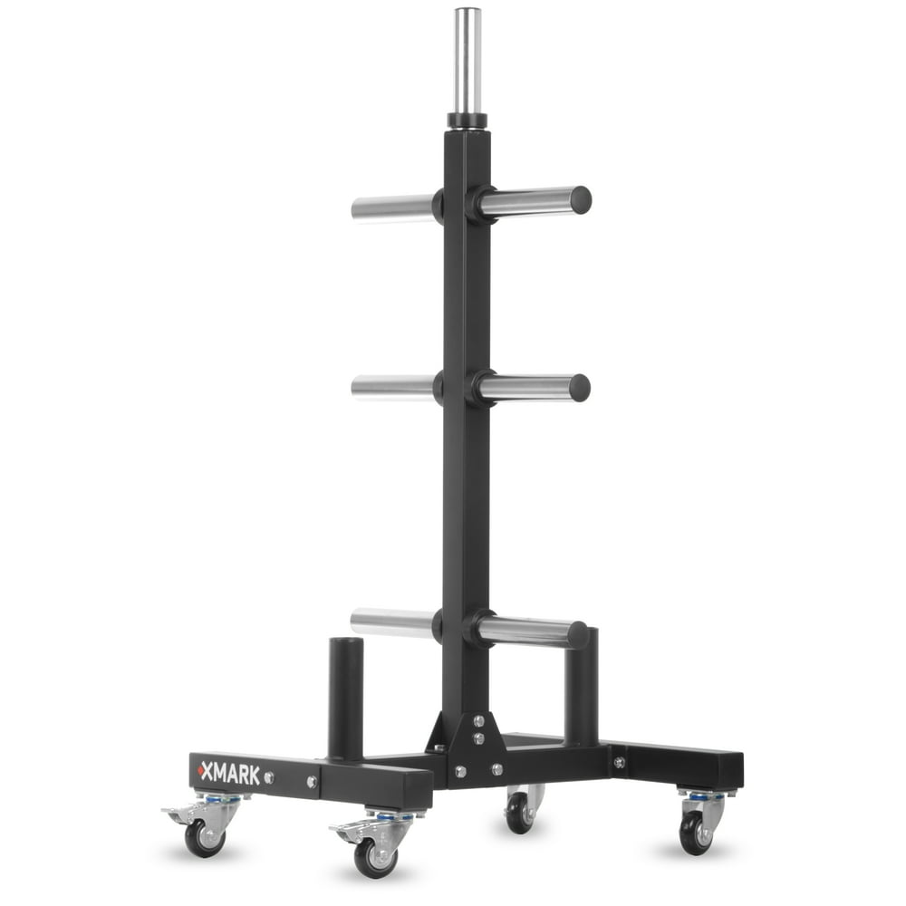 XMark Commercial Olympic Weight Plate Vertical Storage Tree, 750 lb
