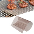 thumbnail image 3 of Juego de 5 alfombrillas de malla para parrilla de barbacoa, resistentes al calor, con revestimiento de PTFE, de fibra de vidrio, de teflón, para barbacoa, fáciles de limpiar, sin silicona, a, 3 of 5