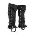 thumbnail image 4 of Pirate Boot Covers, Shoe Covers, Boot Covers, Durable Costume Props, Pirate Boot Black, 4 of 7