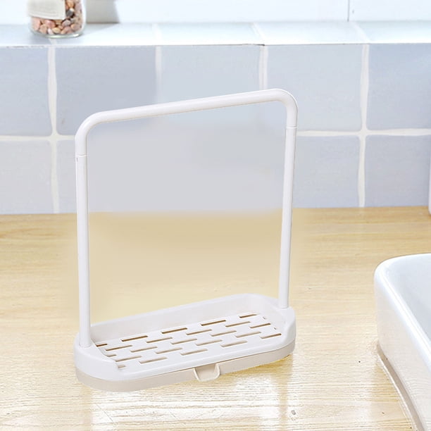 Soporte para esponja Para Fregadero de Cocina, Estante Multiusos, Organizador de Bandeja para Encimera, Soporte para Trapo de Cocina