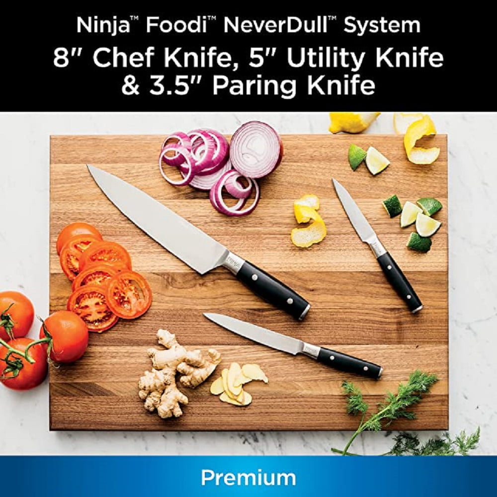 Ninja K32003 Foodi NeverDull System Premium 3-Piece Chef - Utility