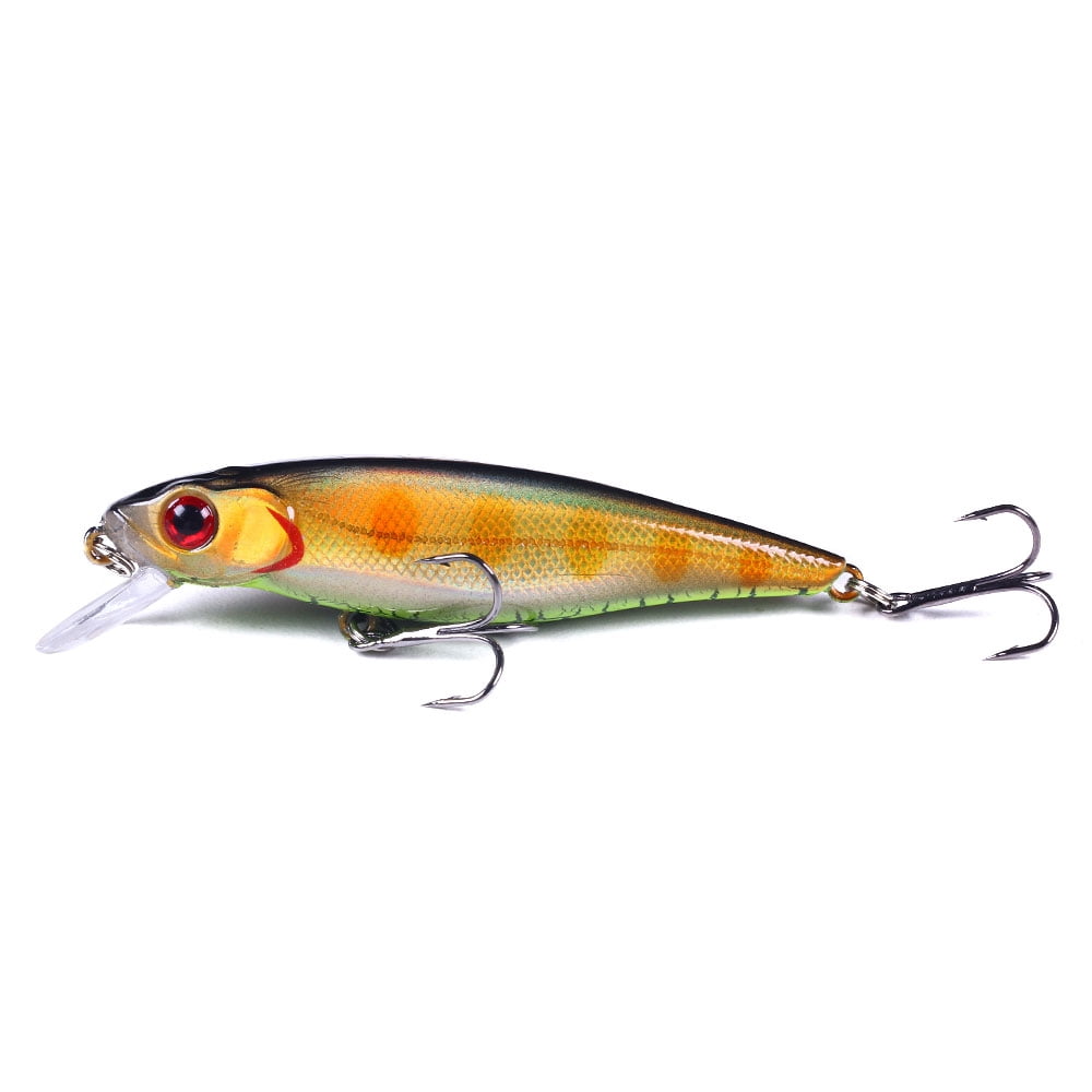HENGJIA Fishing Lures Large Hard Bait Minnow VIB Lure with Treble Hook Life-Like Swimbait Fishing Bait Popper Crankbait Sinking Lure for Trout Bass Walleye Redfish