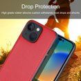 thumbnail image 2 of Case Compatible with iPhone 14/13, Ultra -thin rear shell anti -fall protective cover Woven texture, 2 of 5
