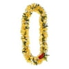 Hawaiian Luau Party Kapiolani Tuberose Artificial Fabric Flower Lei Yellow