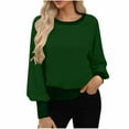 thumbnail image 3 of TaTaai Women's Sequins Blouse, Casual Long Sleeve Round Neck Top, Sparkle Embellished Soft Fabric, Perfect for Party, Evening Events and Holiday Gatherings Gift, 3 of 6