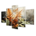 thumbnail image 2 of Designart "Reflecting Amber Hues in Ferns" Floral Wall Art Prints Set, 2 of 5
