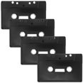 thumbnail image 1 of 4pcs Blank Cassette Tape Recording Blank Audio Tape Classical Black Empty Cassette Tape, 1 of 9