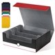 thumbnail image 1 of Caja de almacenamiento de tarjetas UAONO para tarjetas coleccionables de piel sintética de más de 18, 1 of 4