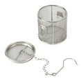 thumbnail image 4 of Colador de malla fina de acero inoxidable, cesta para saborizar sopas, colador separador de escoria para ollas calientes, coladores Bas Silver, Silver, 4 of 5