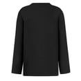 thumbnail image 5 of Delayuji Long Sleeve Going Out Tops for Women Casual Crew Neck Tops Fall Fashion 2025 Fitted Basic Tee Tunic Tops Pullover Womens Long Sleeve T Shirts Black S, 5 of 6