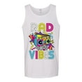thumbnail image 3 of Rad 90's Vibes Vintage Mens Graphic Tank Top, White, XX-Large, 3 of 5