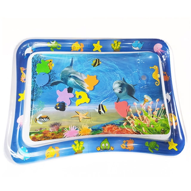 Tapete Inflable para Bebés Tapete para Juegos para Educación Temprana (océano Cuadrado)