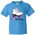 thumbnail image 3 of Inktastic Girls I Heart Skating Youth T-Shirt, 3 of 5