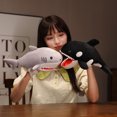 thumbnail image 4 of Marionetas de mano de tiburón ballena, animales de peluche, peces del océano, juguetes de peluche para niños, marionetas, juguete educativo, gran regalo para niños y niñas, 4 of 5