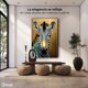 thumbnail image 4 of Cuadro Decorativo Canvas Revolution Cebra Color Místico 60x90, 4 of 4