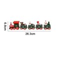 thumbnail image 2 of Tren de Navidad pintado de madera decoración navideña juguetes de regalo para niños, mini adornos para regalo de Festival, 2 of 5