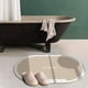thumbnail image 1 of Alfombrilla de baño de barro de diatomeas súper absorbente, antideslizante, de secado rápido, suave y cómoda sensación de pie, fácil de limpiar, multiusos para cocina y entrada, 1 paquete, 1 of 5