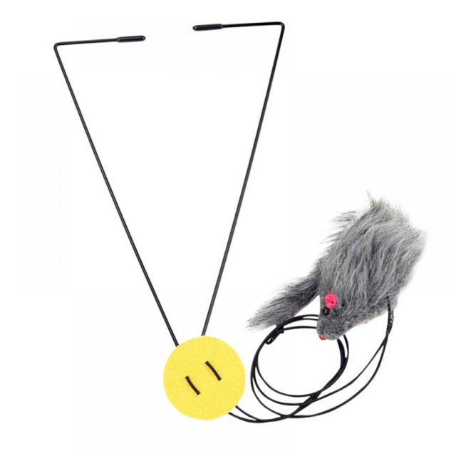 Jouets Interactifs en Plume pour Chat, Jouet Teaser Rétractable pour Chat, Jouets Interactifs Suspendus pour Chats d'Intérieur, Jeu de Poursuite pour Chaton, Exercice Amusant pour Chaton, Exercice Mental et Physique, Casse-Tête, Jouets pour Chaton