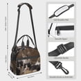 thumbnail image 4 of Hirioo Cat Family for Crossbody Lunch Box for Women Men with Adjustable Shoulder Strap for School, Work and Travel, 4 of 9
