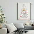 thumbnail image 2 of Stupell Industries Comfy and Cozy Phrase Red Plaid Christmas Gnome Fairy Tales & Fantasy Painting Gallery Wrapped Canvas Art Print Wall Art, 30 x 40, 2 of 6