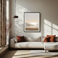 thumbnail image 2 of Morning Glow on the Waves 03 - Ocean City Maryland Photography Beach Ocean Seascape Waves Sunset Coastal Bird Black Framed Wall Art Print 6 x 8 inches, 2 of 4