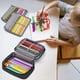 thumbnail image 5 of Estuche para lápices y bolígrafos de alta capacidad con cremallera, multifuncional, con 72 ranuras, de colores, con 2 fundas extraíbles., 5 of 6