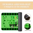 thumbnail image 3 of Roszwtit St Patricks Day Door Mat 30 X 17 Inch St Patricks Day Buffalo Plaid Truck Doormat Indoor Outdoor Entrance Floor Mat Non Slip Rubber Welcome Mats, 3 of 6