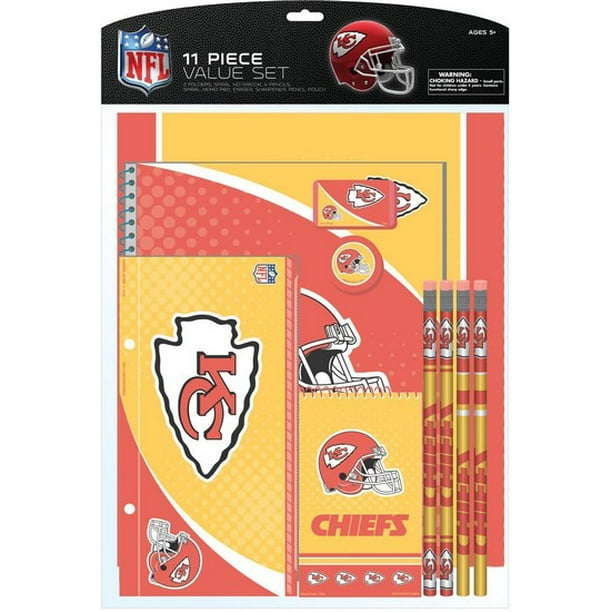 NFL Kansas City Chiefs 11 Piece Stationery Set