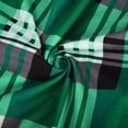 thumbnail image 5 of Rrxhxhs 2026 Merry Christmas Matching Pajamas Set Wreath Print Crew Neck Raglan Sleeve Sleepwear Short-Sleeve Plaid Shorts Set, 5 of 5