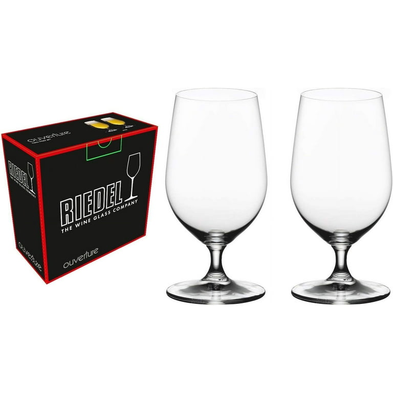 Riedel Ouverture Shaped Alcohol Tasting Wine & Beer Glass Set of 2