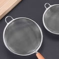 thumbnail image 6 of Stainless Steel Colander with Wooden Handle Hanging Ear Sieve Sifter Strainer, 6 of 15