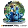 thumbnail image 4 of Rio Themed Birthday Disposable Tableware - 7 Inch Paper Plates Party Supply Decorations, 4 of 4