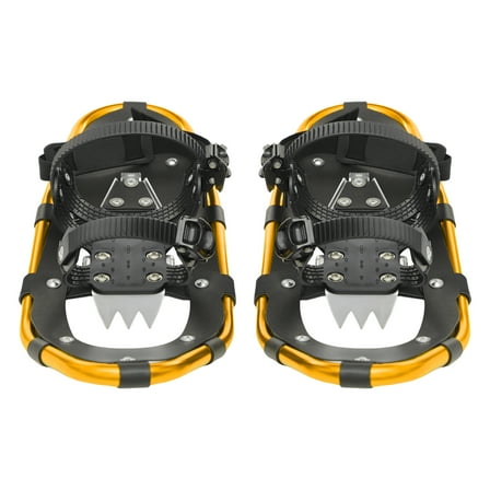 Snowshoes with Trekking Poles, Ergonomic Handle, Anti-Slip Claws, Great for Skiing and Winter Sports, Lightweight and
