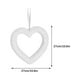 thumbnail image 3 of Adorno colgante de corazón de San Valentín - Decoración colgante de espuma de 30 cm con cinta para el hogar y la fiesta, 3 of 7