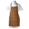 thumbnail image 3 of Ethnic Apron Lively Colored Composition with Rich Floral Elements Ornate Botanical Doodle Art, Unisex Kitchen Bib Apron with Adjustable Neck for Cooking Baking Gardening, Multicolor, by Ambesonne, 3 of 3