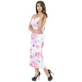 thumbnail image 3 of Inkmeso Printed V Neck Maxi Bodycon Dress For Womens Sexy Spaghetti Strap Dress, 3 of 8