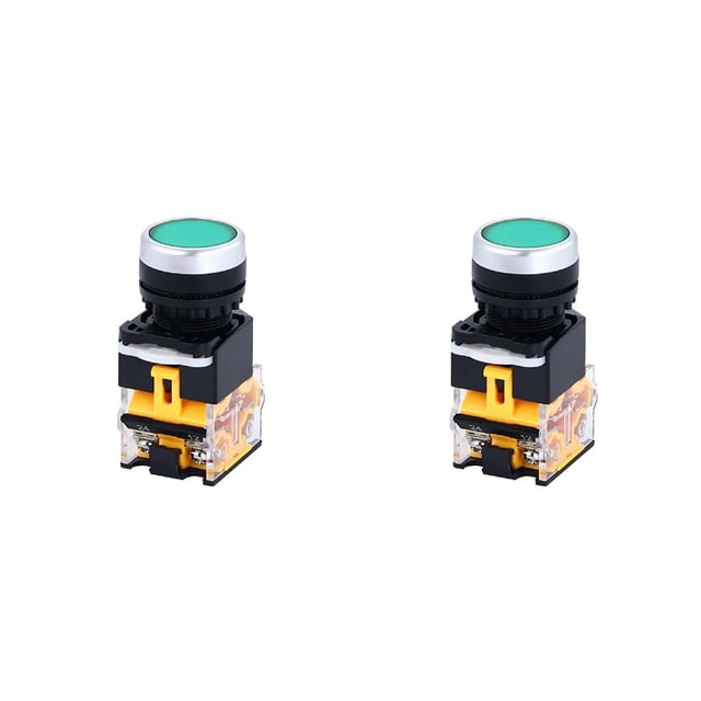 Sidaley Botón de arranque momentáneo de 400V, tapas redondas controladas digitales industriales, interruptores de alimentación de contacto Type5 NO5