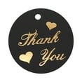 thumbnail image 2 of Dream Lifestyle 100Pcs/Set Hanging Tags Round Heart Pattern Paper Thank You Hanging Gift Tags Wedding Souvenirs, 2 of 8
