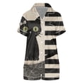 thumbnail image 4 of Womens Halloween Pajama Sets Pajamas for Family Pajamas Matching Set Short Sleeve T Shirt and Pants Day Pajama, 4 of 4