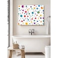 thumbnail image 6 of Colorful Polka Dot Wall Art for Living Room,Canvas Picture Wall Decor for Bathroom Bedroom,Rainbow Color Polka Dots Abstract Painting Artwork for Office Kitchen Hallway Dining Room Home Decor 12"x16", 6 of 8