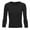 Black, variant on YEMAK Women's 3/4 Sleeve Crewneck Lightweight Basic Casual knit Pullover Sweater MK3636-TMT-S
