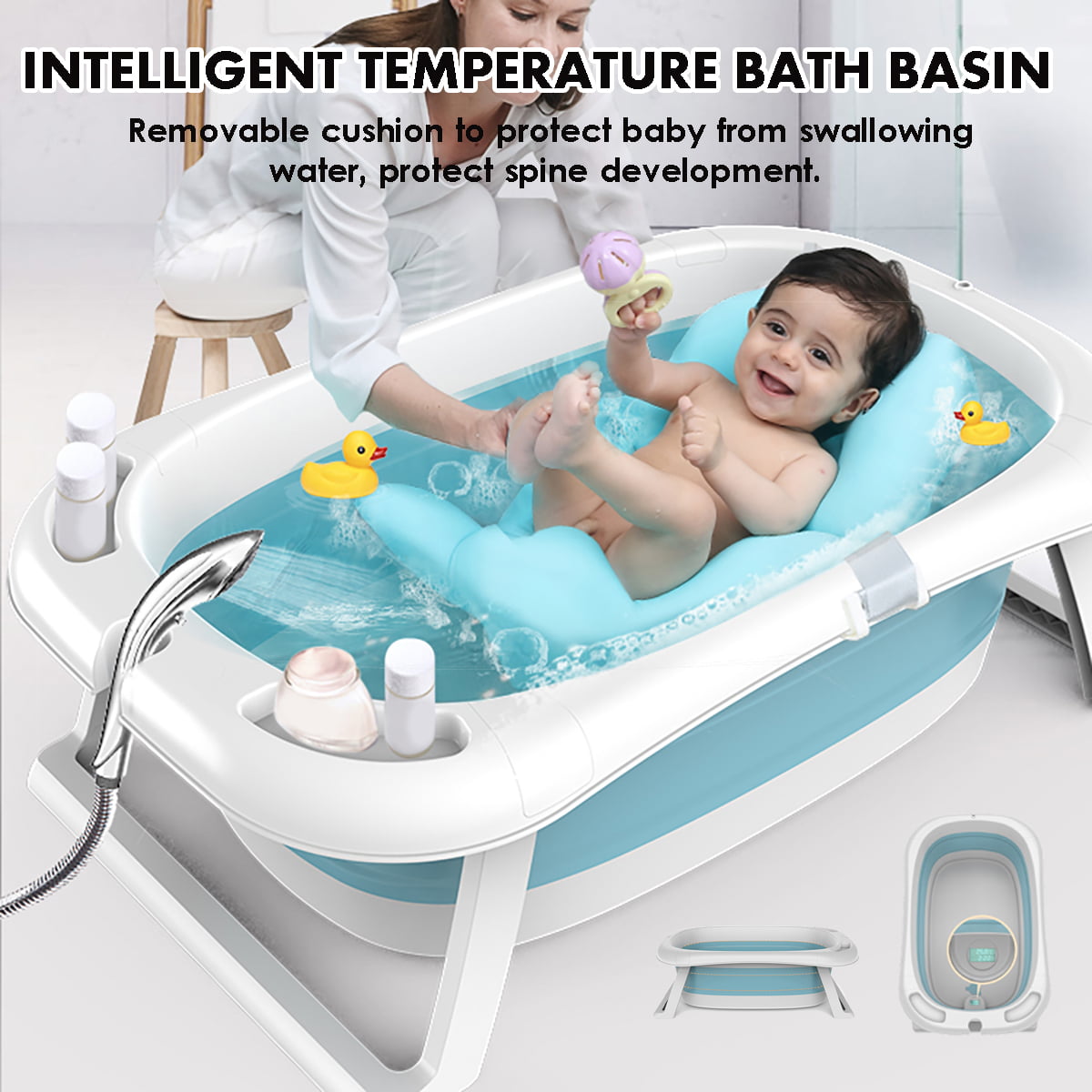 Plastic Baby Bathtub, Washing Clothes In Bathtub
