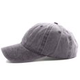 thumbnail image 3 of Spring Washed Cotton Lovers Baseball Cap Women Casual Cap Washed cotton cap Men Snapback Adjustable Breathable Solid Hats, 3 of 3