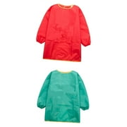 s Kids Children Apron Drawing Painting Waterproof Smock S