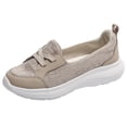 thumbnail image 3 of Zapatillas de deporte sin cordones mocasines cómodos zapatos transpirables para caminar antideslizantes para mujer, 3 of 9