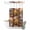 Brown, Red, Black, Green, variant on No Hook Shower Curtain, Bear Deer Shower Curtains for Bathroom with See Through Top Window, Farmhouse Vintage House Barn Forest Scenery Waterproof & Washable Bath Curtain Stand Up Stall 36"x72"
