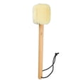 thumbnail image 4 of Drum Mallet Antislip Bass Drum Percussion Stick Hammer Wooden Musical Drumstick with Soft Felt Beige SP 01 37cm, 4 of 5