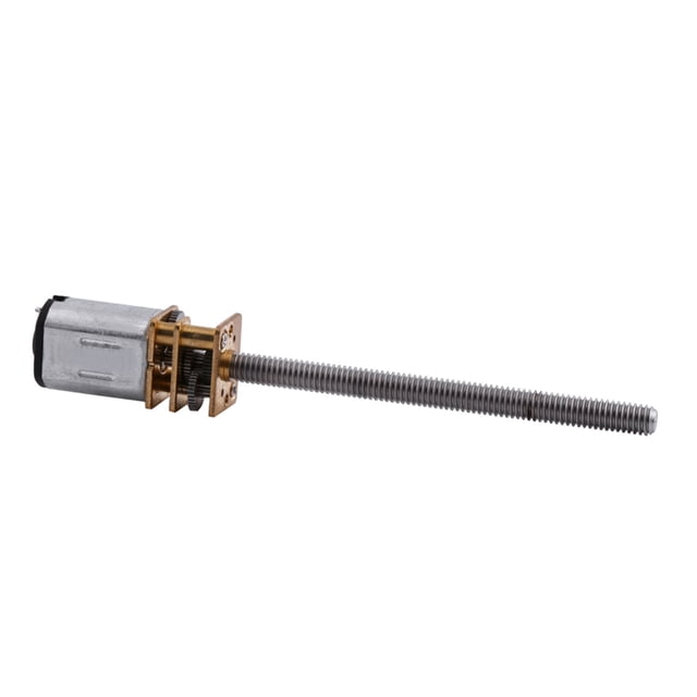 Dc Meter4 16mm Salida AjustableDC 12V 400RPM N20 Micro Gear Motor 16mm Eje M4x55mm Tornillo Reductor con Caja de Cambios ANGGREK Otros